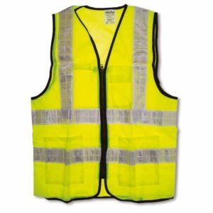 SAFETY JACKETS yellow 3 POCKETS