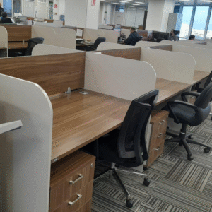 Wooden finish office partition,customise model