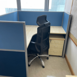 Office workstation with customise color fabric pannel