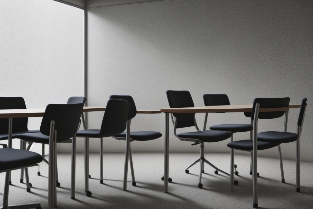 3 Seater Waiting Chair Supplier in UAE in a modern organised commercial workspace