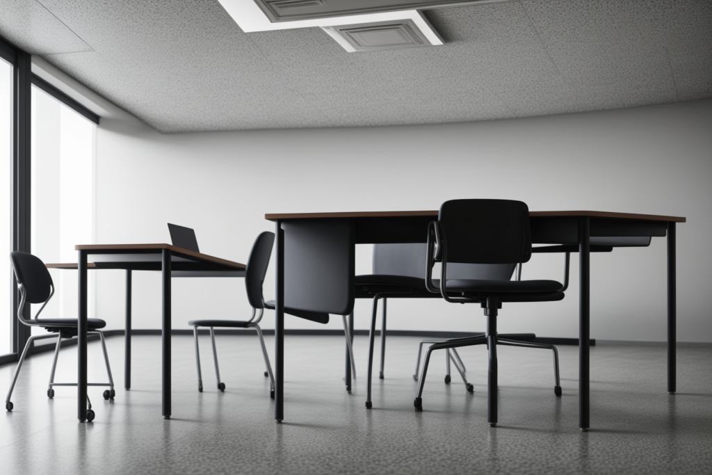 Visitor Chair Supplier in UAE in a modern organised commercial workspace